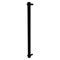 Allied Brass Matte Black 18-in Refrigerator Pull With Twisted Accents