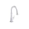 KOHLER Riff Chrome Touchless Pull-Down Kitchen Sink Faucet With KOHLER® Konnect