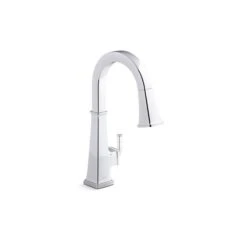 KOHLER Riff Chrome Touchless Pull-Down Kitchen Sink Faucet With KOHLER® Konnect