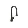KOHLER Tone Touchless Pull-Down Kitchen Sink Faucet With KOHLER® Konnect - Black