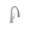 KOHLER Graze Pull-Down Kitchen Sink Faucet With Three-Function Sprayhead - Stainless Steel