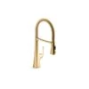 KOHLER Graze Brass Single-Handle Semi-Professional Kitchen Sink Faucet With 21-9/16-in Spout