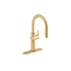 KOHLER Crue Brass Touchless Pull-Down Single-Handle Kitchen Faucet