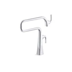 KOHLER Graze Chrome Deck-Mount Pot Filler Faucet