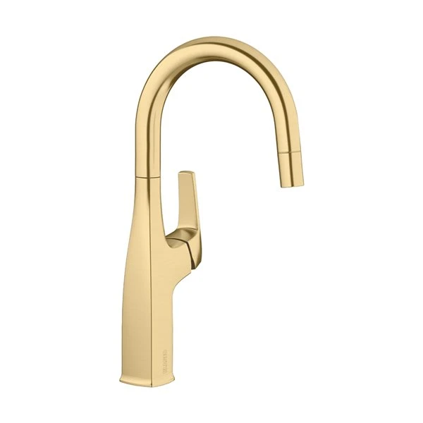 Blanco Rivana Satin Gold 1-Handle Deck Mount Residential Bar And Kitchen Faucet 2 Blanco Rivana Satin Gold 1-Handle Deck Mount Residential Bar And Kitchen Faucet - Image 2