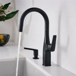 Blanco Rivana Matte Black 1-Handle Deck Mount Residential Bar And Kitchen Faucet 8 Blanco Rivana Matte Black 1-Handle Deck Mount Residential Bar And Kitchen Faucet -Alliedbas Shop 330992831 AlternateImage2 l