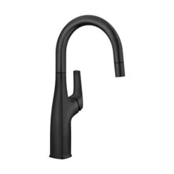 Blanco Rivana Matte Black 1-Handle Deck Mount Residential Bar And Kitchen Faucet 9 Blanco Rivana Matte Black 1-Handle Deck Mount Residential Bar And Kitchen Faucet -Alliedbas Shop 330992831 MainImage 001 l