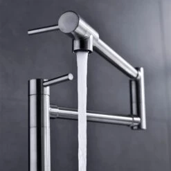 Clihome 18.26-in Nickel Pot Filler Faucet With Extension Shank -Alliedbas Shop 330992861 AlternateImage2 l