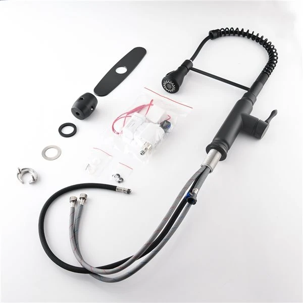 Clihome 19.25-in Touch Kitchen Faucet With Pull Down Sprayer - Black 3 Clihome 19.25-in Touch Kitchen Faucet With Pull Down Sprayer - Black - Image 3