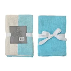 IH Casa Decor 3-Piece Sky Dual Waffle Dish Cloths - Set Of 2