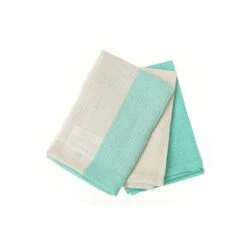 IH Casa Decor 3-Piece Seafoam Dual Waffle Dish Cloths - Set Of 2