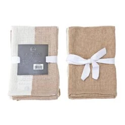 IH Casa Decor 3-Piece Tan Dual Waffle Dish Cloths - Set Of 2