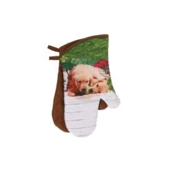 IH Casa Decor 2-Piece Dogs Chewing Ball Oven Mitts