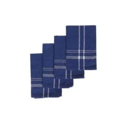 IH Casa Decor Navy Blue Napkins - Set Of 4