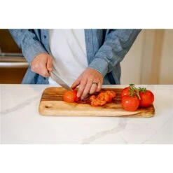 Fab Slabs Camphor Laurel 18.9-in L X 10.63-in W Natural Wood Antibacterial Cutting Board -Alliedbas Shop 331008923 AlternateImage1 l