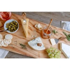 Fab Slabs Camphor Laurel 19.68-in L X 7.87-in W Natural Wood Antibacterial Cutting Board