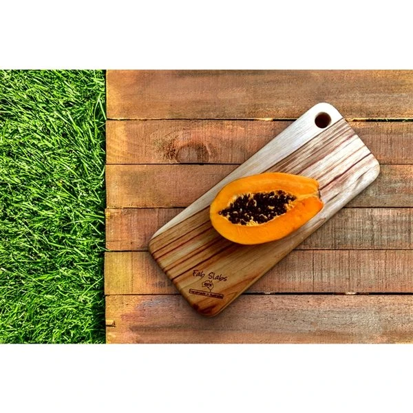 Fab Slabs Camphor Laurel 15.75-in L X 6.7-in W Natural Wood Antibacterial Cutting Board 5 Fab Slabs Camphor Laurel 15.75-in L X 6.7-in W Natural Wood Antibacterial Cutting Board - Image 5