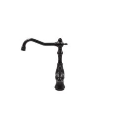 Novatto LOU Oil Rubbed Bronze 1-Handle Deck Mount Bar And Prep Handle/Lever Commercial/Residential Kitchen Faucet