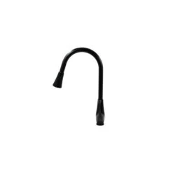 Novatto 1-Handle Matte Black Deck Mount Pull-Down Handle/Lever Commercial/Residential Kitchen Faucet -Alliedbas Shop 331017922 AlternateImage1 l