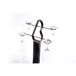 Vintiquewise 9-Bottle Red Metal Guitar-Shaped Wine Rack -Alliedbas Shop 331023629 AlternateImage3 l