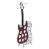 Vintiquewise 9-Bottle Red Metal Guitar-Shaped Wine Rack