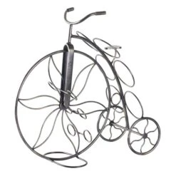 Vintiquewise 6-Bottle Bronze Metal Bicycle-Shaped Wine Rack -Alliedbas Shop 331023650 AlternateImage2 l