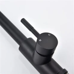 WELLFOR Matte Black 1-Handle Deck Mount Pull-Out Kitchen Faucet 7 WELLFOR Matte Black 1-Handle Deck Mount Pull-Out Kitchen Faucet -Alliedbas Shop 331024991 AlternateImage3 l