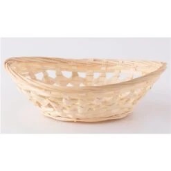 Vintiquewise Oval Natural Bamboo Basket - Set Of 5 8 Vintiquewise Oval Natural Bamboo Basket - Set Of 5 -Alliedbas Shop 331030411 AlternateImage4 l