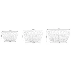 Vintiquewise Decorative Basket - Set Of 3 -Alliedbas Shop 331030417 AlternateImage3 l