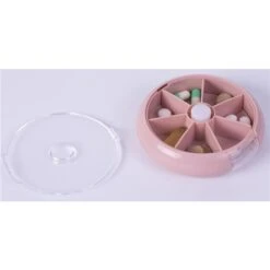 Basicwise Pink And Blue Plastic Pill Organizer - 2-Piece -Alliedbas Shop 331030422 AlternateImage3 l