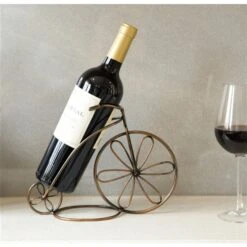 Vintiquewise 1-Bottle Metal Bicycle Shaped Decorative Wine Bottle Holder -Alliedbas Shop 331030467 AlternateImage1 l