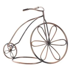 Vintiquewise 1-Bottle Metal Bicycle Shaped Decorative Wine Bottle Holder