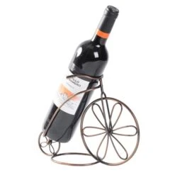 Vintiquewise 1-Bottle Metal Bicycle Shaped Decorative Wine Bottle Holder -Alliedbas Shop 331030467 MainImage 001 l