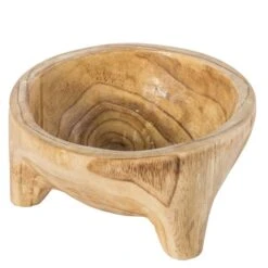 Vintiquewise Wood Small Fruit Bowl -Alliedbas Shop 331030559 AlternateImage2 l