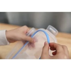 Basicwise 9-in X 9.5-in Clear Plastic Food Storage Container - 2-Piece -Alliedbas Shop 331030584 AlternateImage4 l