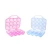 Basicwise Pink And Blue Plastic Egg Tray - 2-Piece