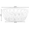 Vintiquewise Medium 13.75-in Decorative Basket