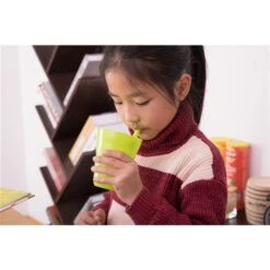 Basicwise 10-fl Oz. Plastic Reusable Cup With Straw - Set Of 4 -Alliedbas Shop 331030752 AlternateImage1 l