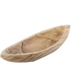 Vintiquewise Wood Boat Shaped Small Tray -Alliedbas Shop 331030797 AlternateImage2 l