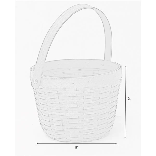 Vintiquewise Small Round Basket 1 Vintiquewise Small Round Basket