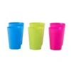 Basicwise 7-fl Oz. Plastic Reusable Cup - Set Of 6