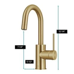 Kraus Oletto Brushed Brass 1-handle Deck Mount Bar And Prep Residential Kitchen Faucet -Alliedbas Shop 331037258 AlternateImage4 l