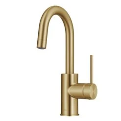 Kraus Oletto Brushed Brass 1-handle Deck Mount Bar And Prep Residential Kitchen Faucet -Alliedbas Shop 331037258 MainImage 001 l