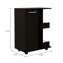 FM Furniture Tennessee Black Composite Bar Cabinet 8 FM Furniture Tennessee Black Composite Bar Cabinet -Alliedbas Shop 331040161 AlternateImage2 l