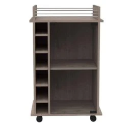 FM Furniture Vegas Light Grey Composite Bar Cart 8 FM Furniture Vegas Light Grey Composite Bar Cart -Alliedbas Shop 331040201 MainImage 001 l