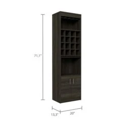 FM Furniture Illinois Carbon Espresso Composite Bar Cabinet 7 FM Furniture Illinois Carbon Espresso Composite Bar Cabinet -Alliedbas Shop 331040320 AlternateImage2 l