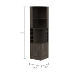 FM Furniture Seattle Dark Walnut Composite Bar Cabinet -Alliedbas Shop 331040347 AlternateImage2 l