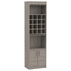 FM Furniture Illinois Light Grey Composite Bar Cabinet -Alliedbas Shop 331040372 MainImage 001 l
