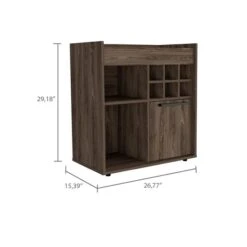 FM Furniture Leeds Dark Walnut 6-Bottle Composite Wine Cabinet 8 FM Furniture Leeds Dark Walnut 6-Bottle Composite Wine Cabinet -Alliedbas Shop 331041956 AlternateImage2 l