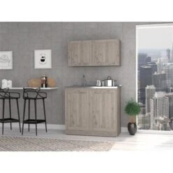 FM Furniture Perseus 39.3-in X 30.8-in X 30.4-in Light Grey Base Cabinet 8 FM Furniture Perseus 39.3-in X 30.8-in X 30.4-in Light Grey Base Cabinet -Alliedbas Shop 331042035 AlternateImage1 l